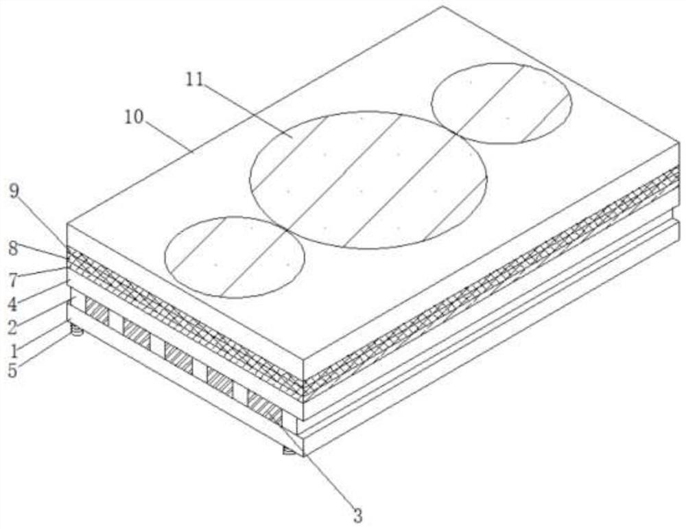 Diatom ooze wood-plastic wallboard and manufacturing method thereof