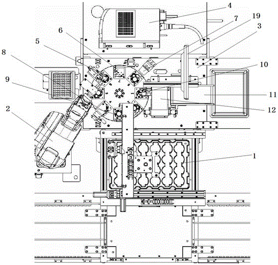 A fully automatic shrapnel assembly device and its working method