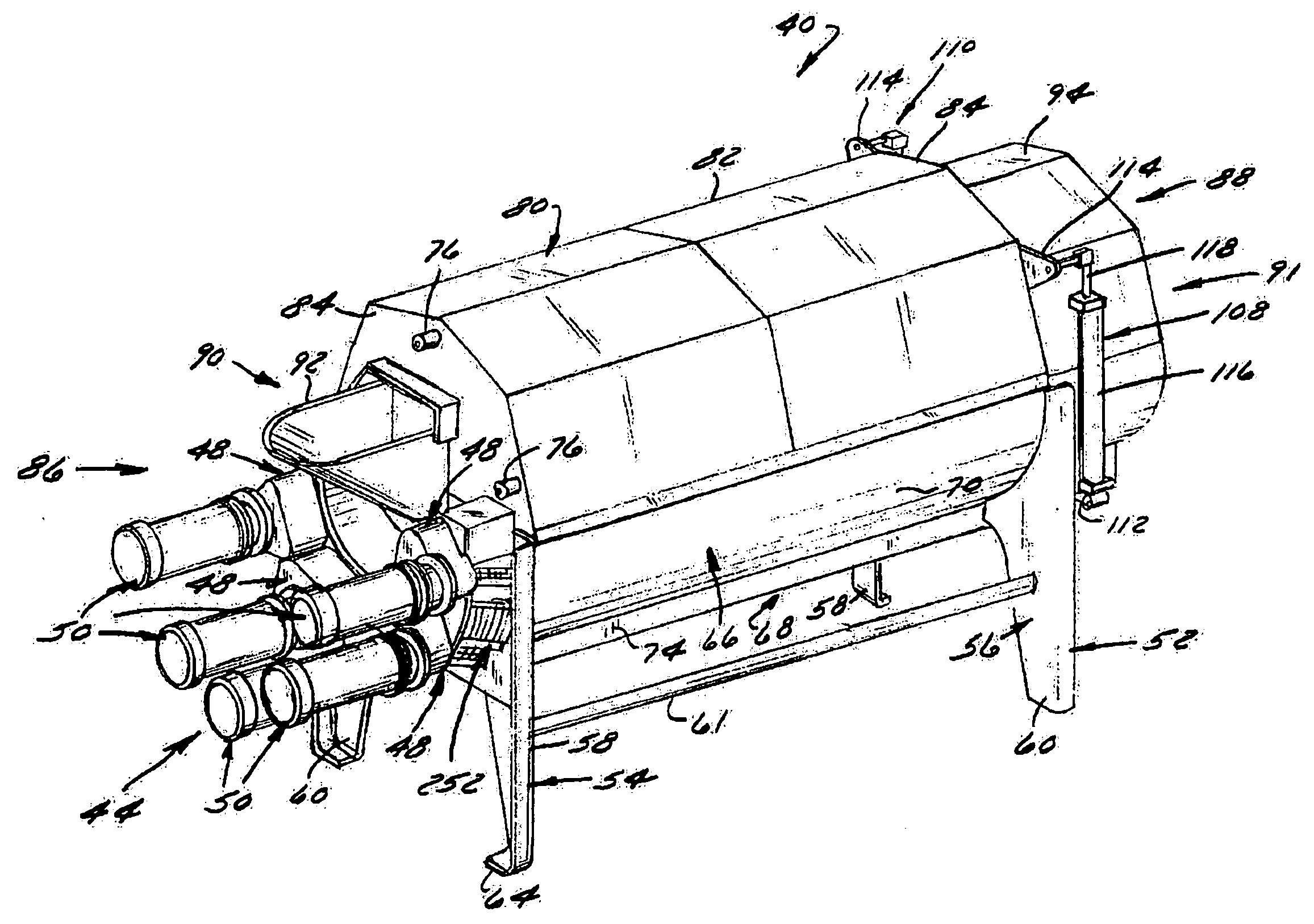 High speed food product peeling or cleaning machine and method