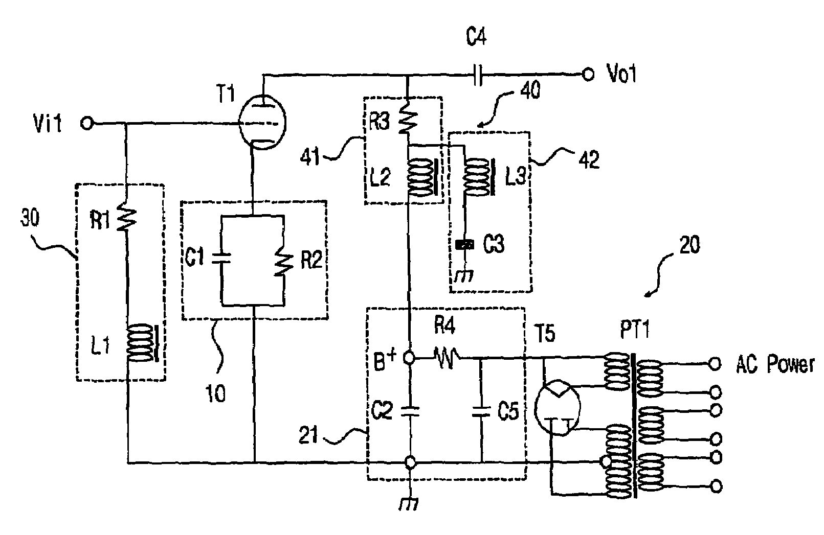 Input/output signals preserver circuit of amplification circuits