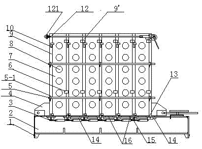 Energy-saving self-heat-insulation ceramsite building block and its manufacturing method and forming mould