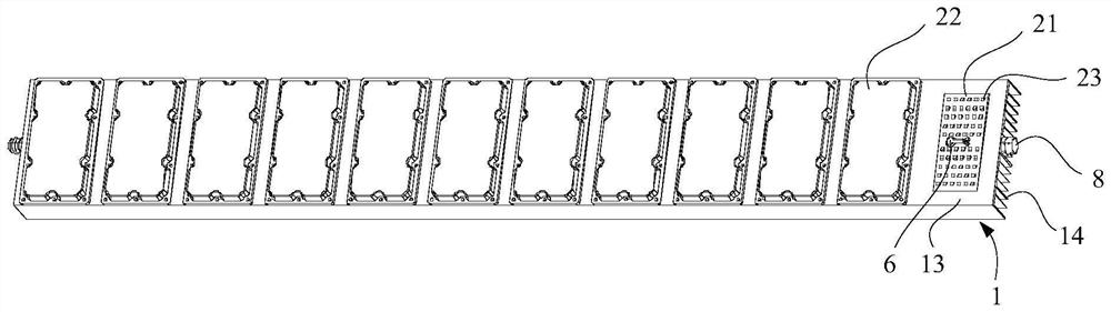 Multi-module LED lamp