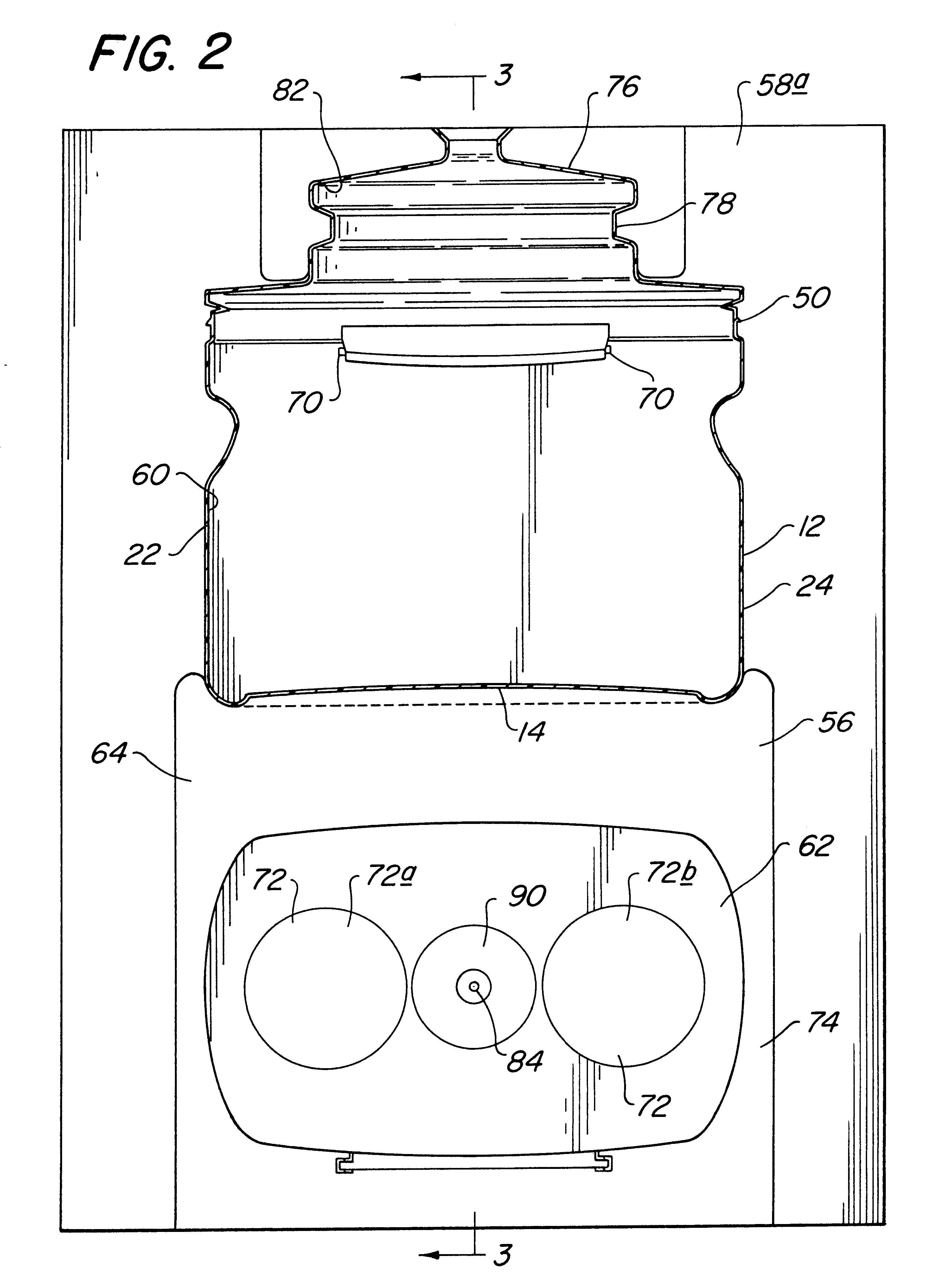 Blow-molded container and closure, and method and apparatus for making same