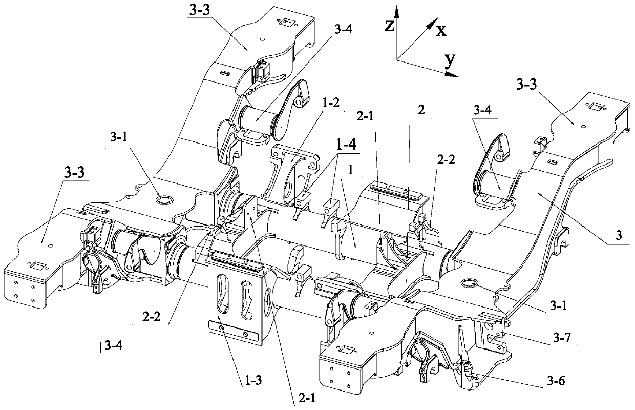 Axlebox built-in compact bogies for metro vehicles