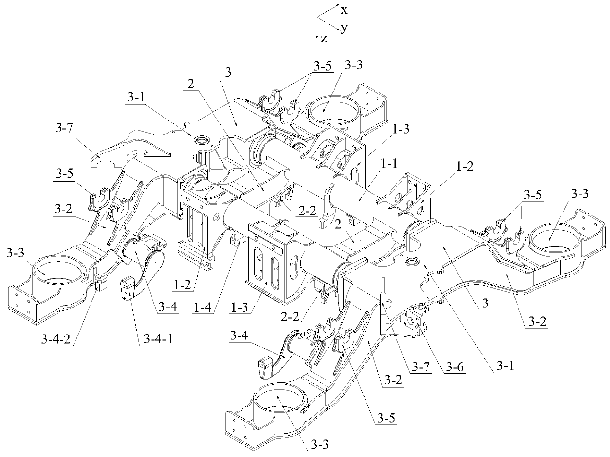 Axlebox built-in compact bogies for metro vehicles