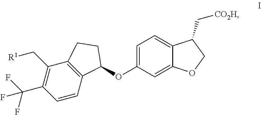 Indanyloxydihydrobenzofuranylacetic acids