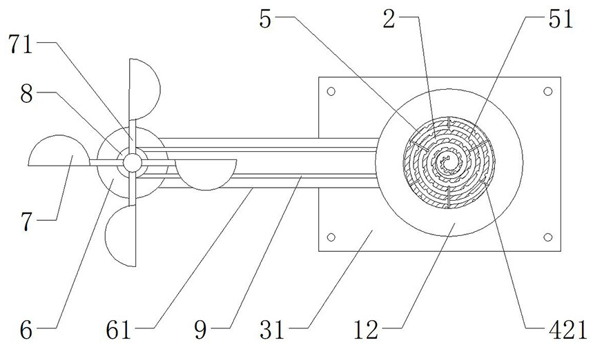 Anti-fouling and anti-blocking precipitation measuring device