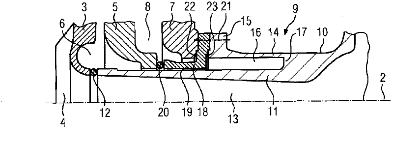 Three-shelled steam turbine