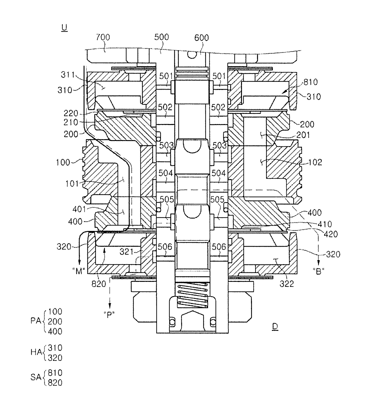 Electronically controlled internal damper