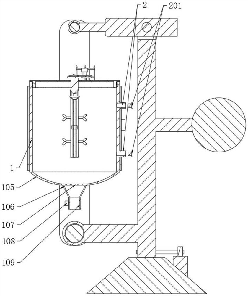 Reaction kettle for producing environment-friendly cleaning agent