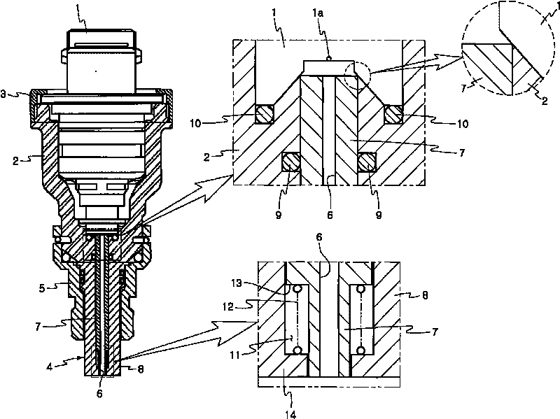 Nozzle for lpi injector