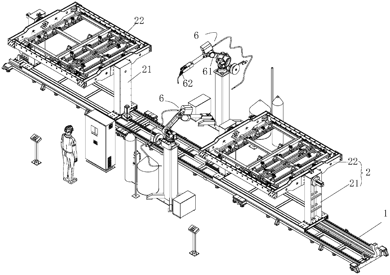 Automatic welding system for robots