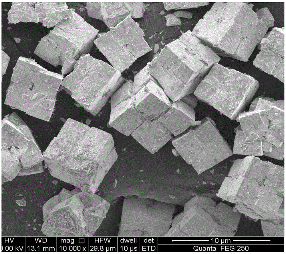 Preparing method for Rubik-cube-shaped sillenite bismuth phosphate powder