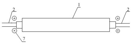 Brazing method for cable shielding layer and shell