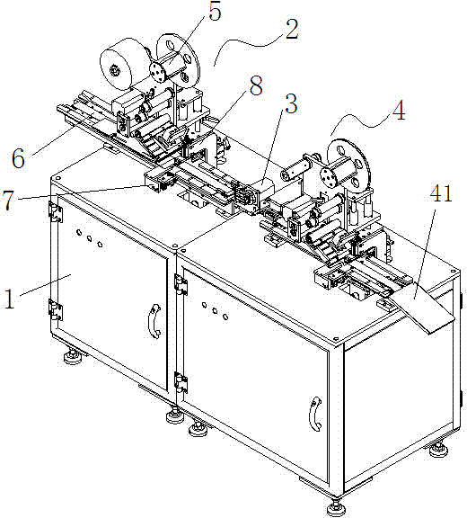 Automatic adhesive sticking equipment