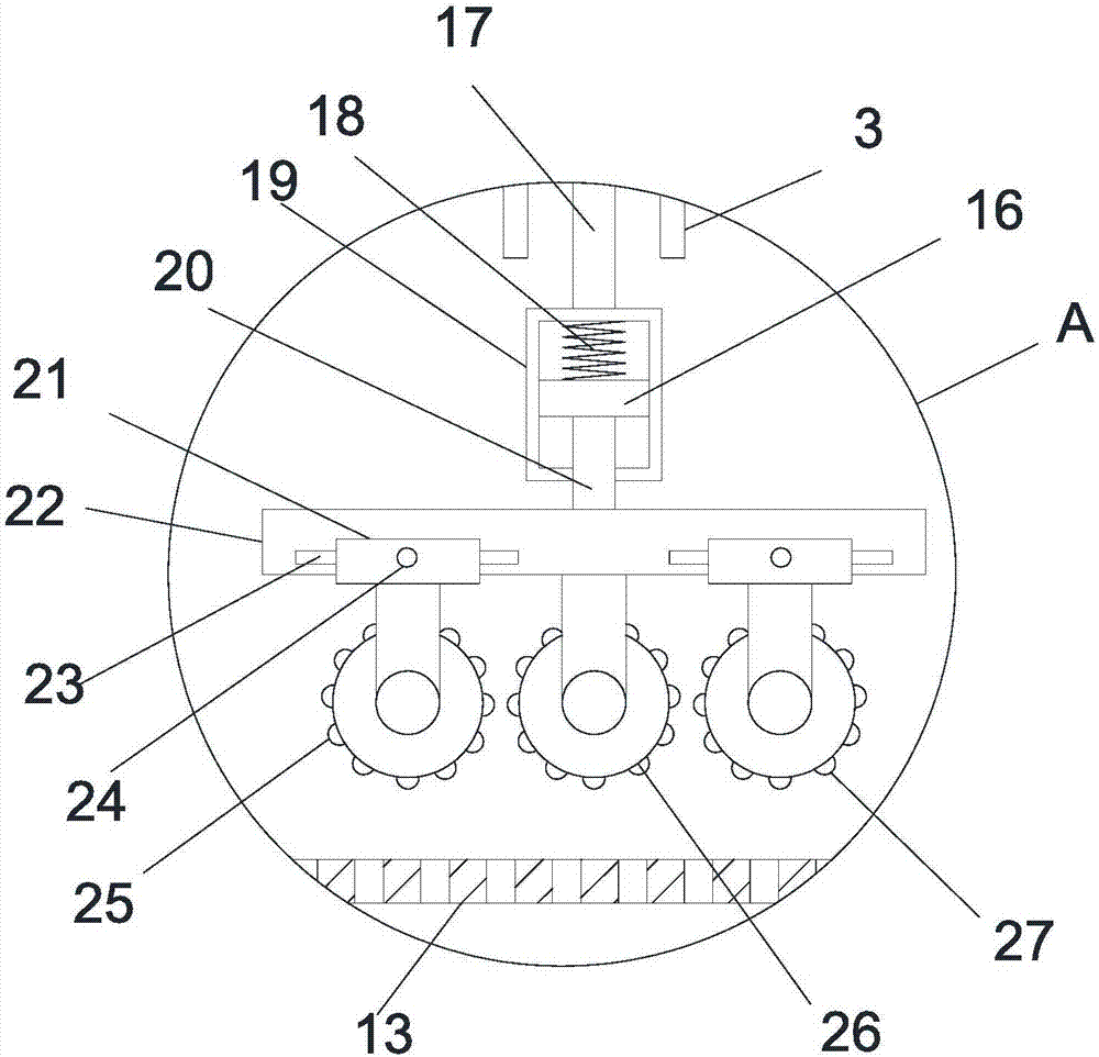 Rapid peanut deshelling device with screening function