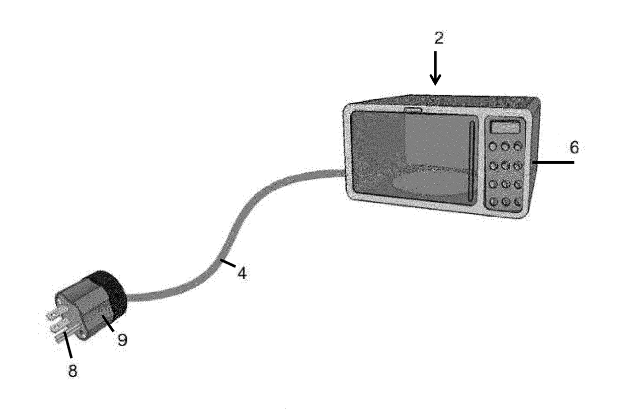 Systems and methods for communication between devices and remote systems with a power cord