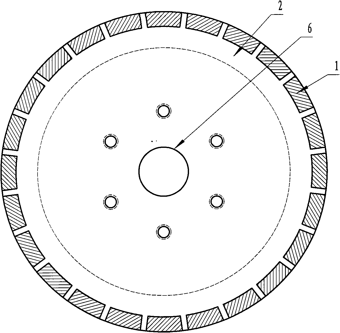 Permanent magnet coupling device for cylindrical transmission shaft