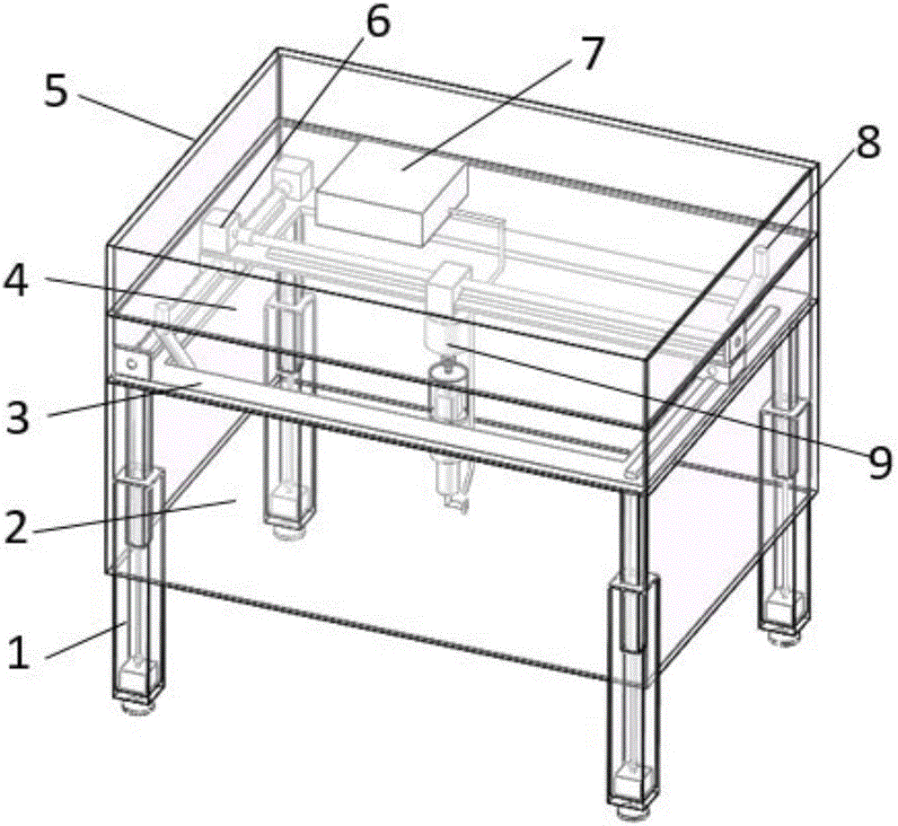 Intelligent processing device suitable for making defects of various shapes and of wall thicknesses