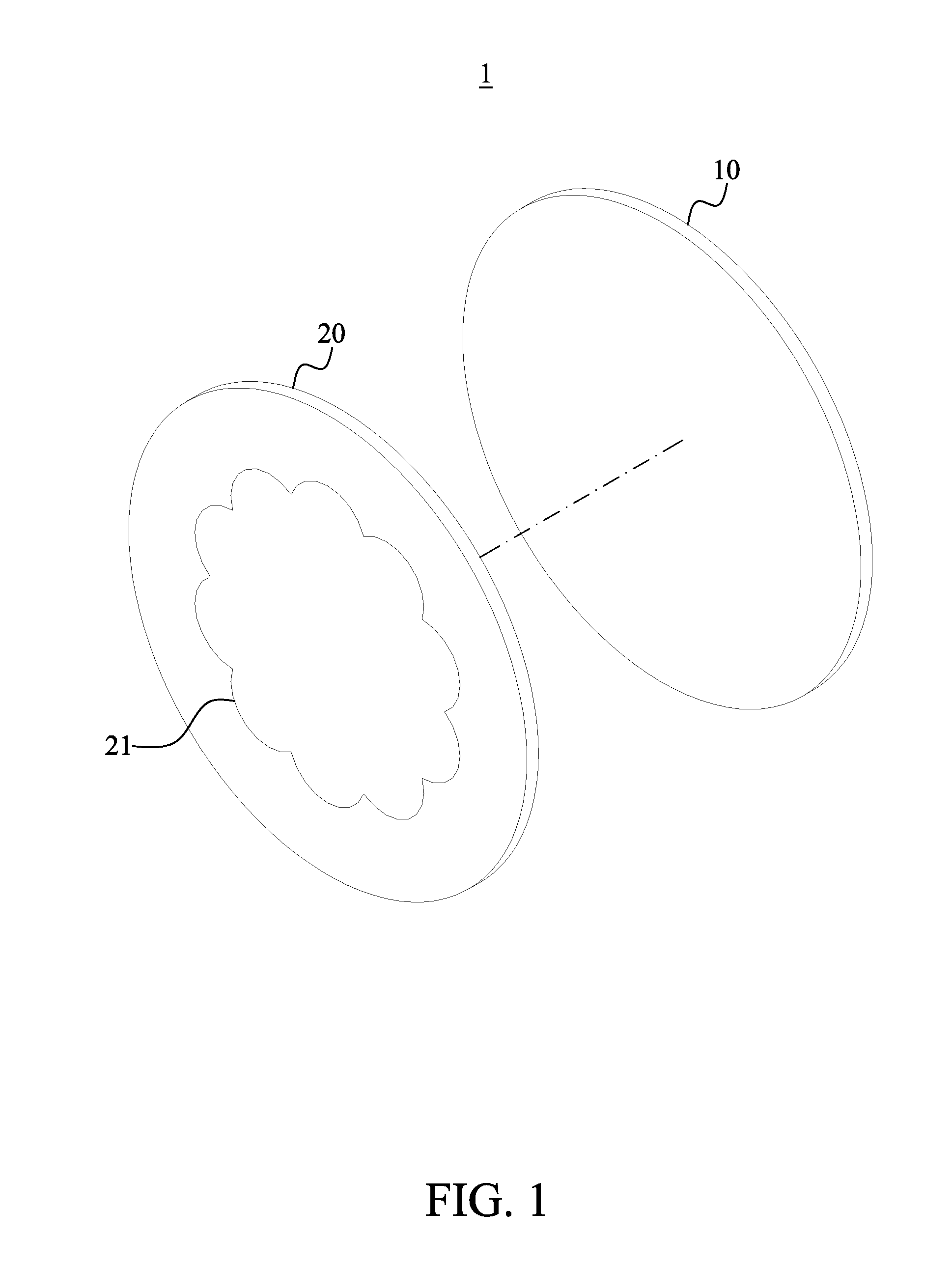 Color image patch for contact lens