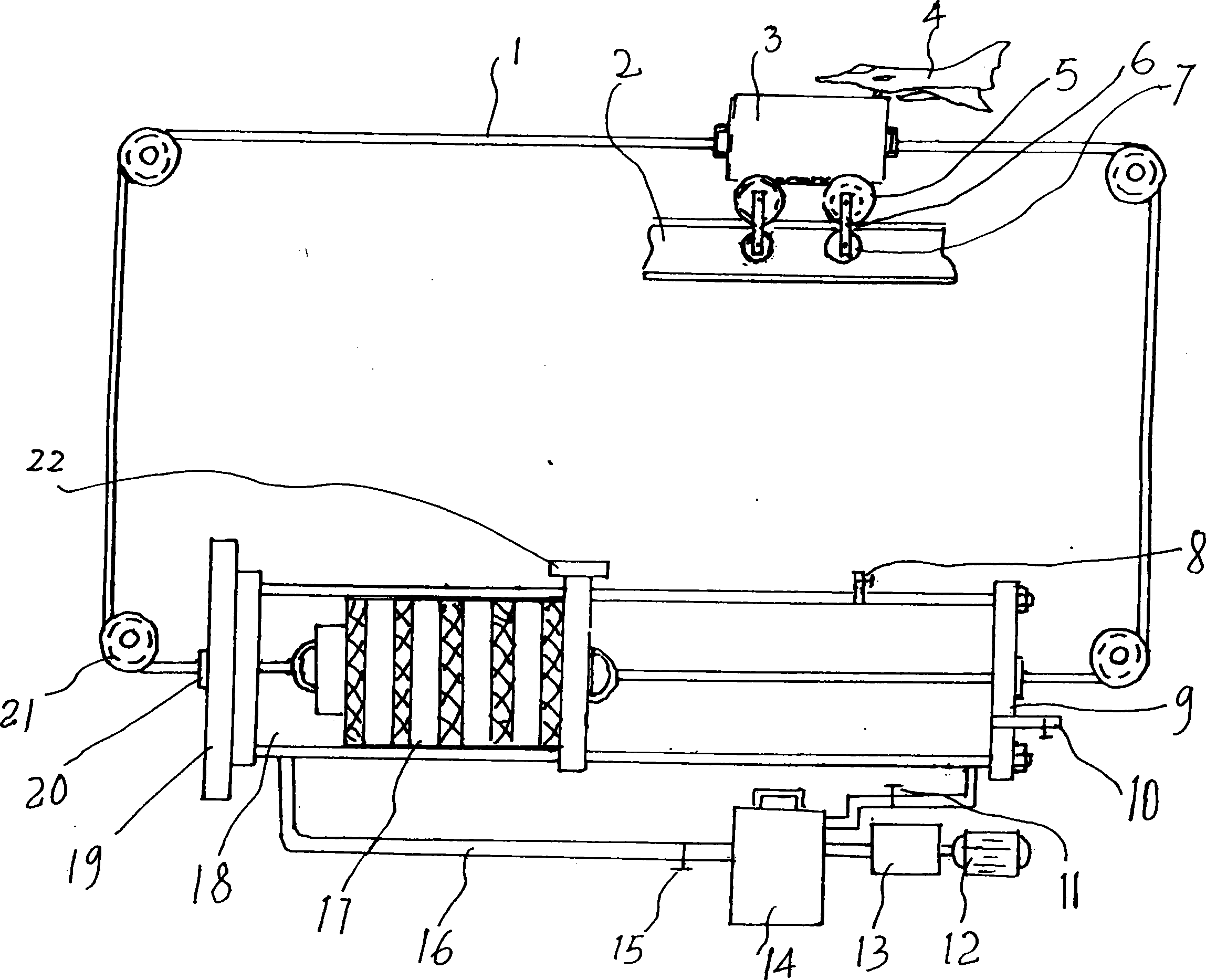 Aircraft catapult of aircraft carrier