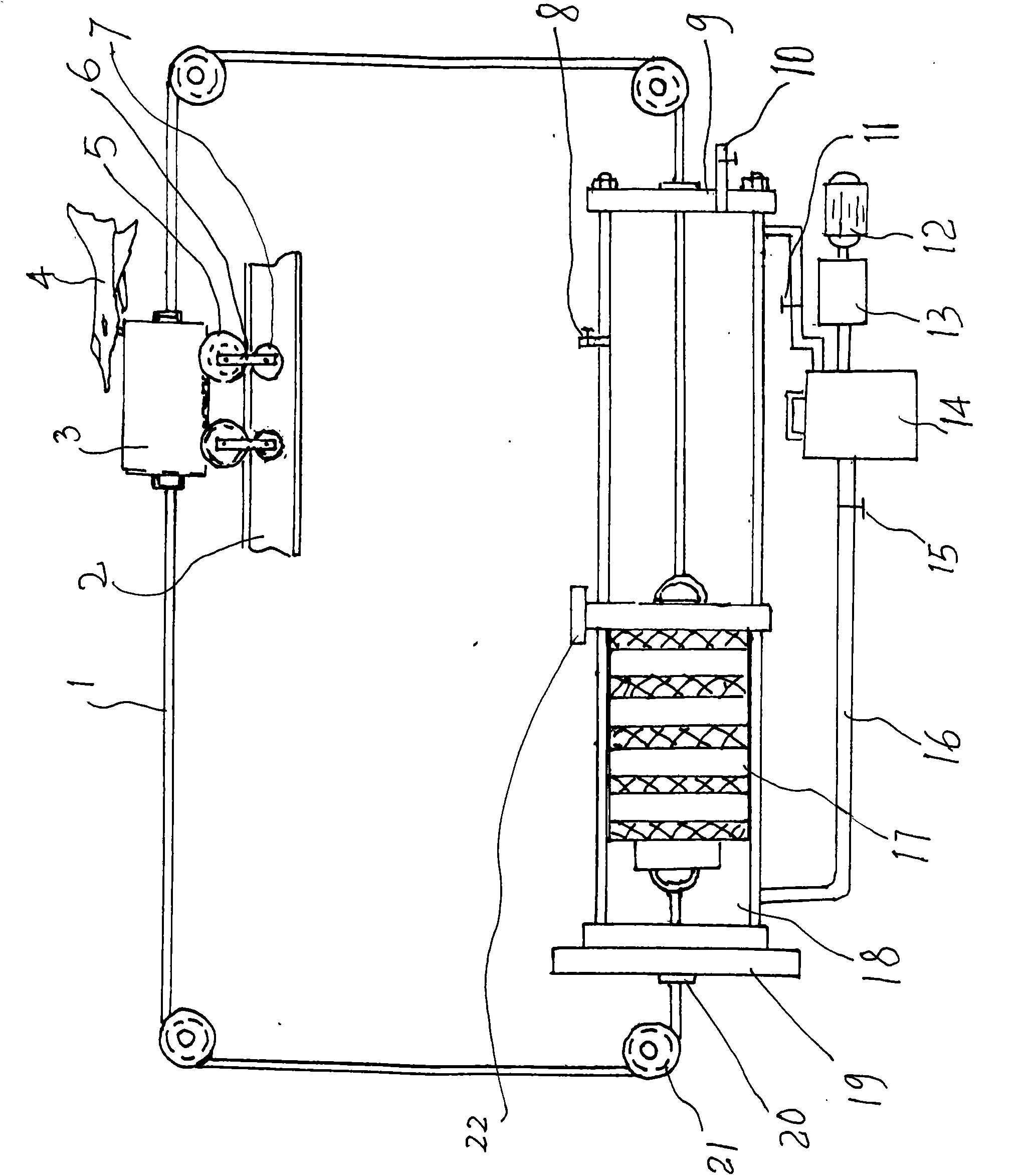 Aircraft catapult of aircraft carrier