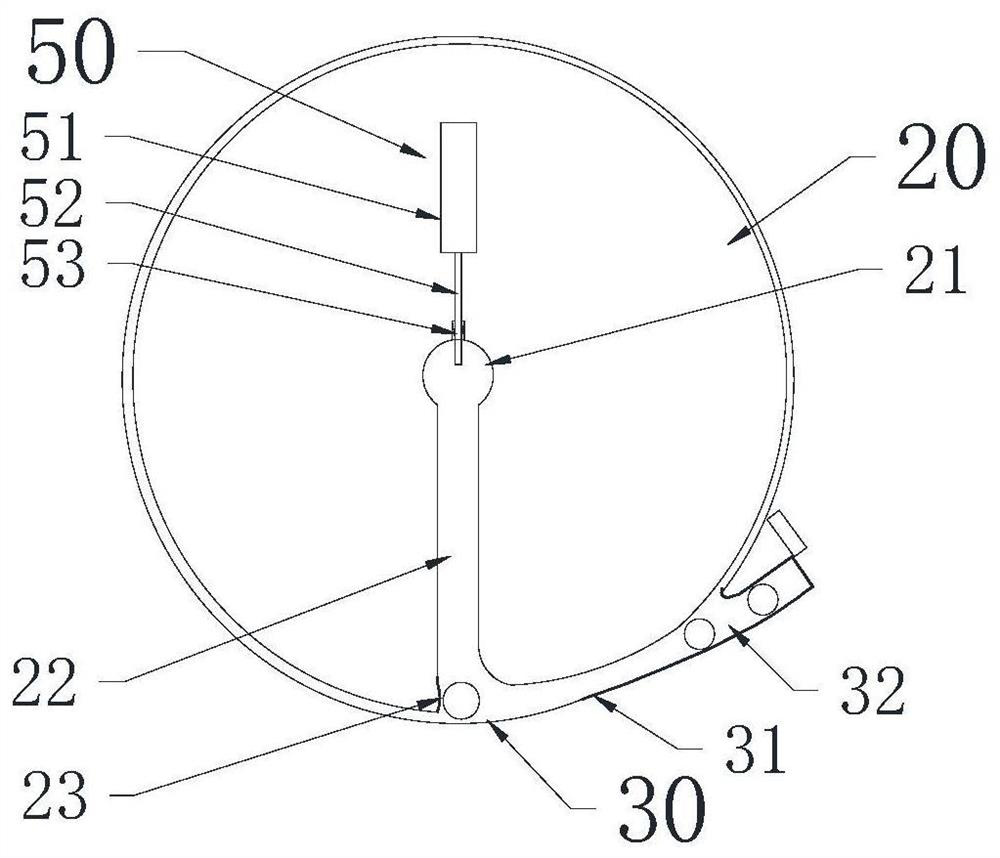 A wide-angle table tennis intelligent ball machine