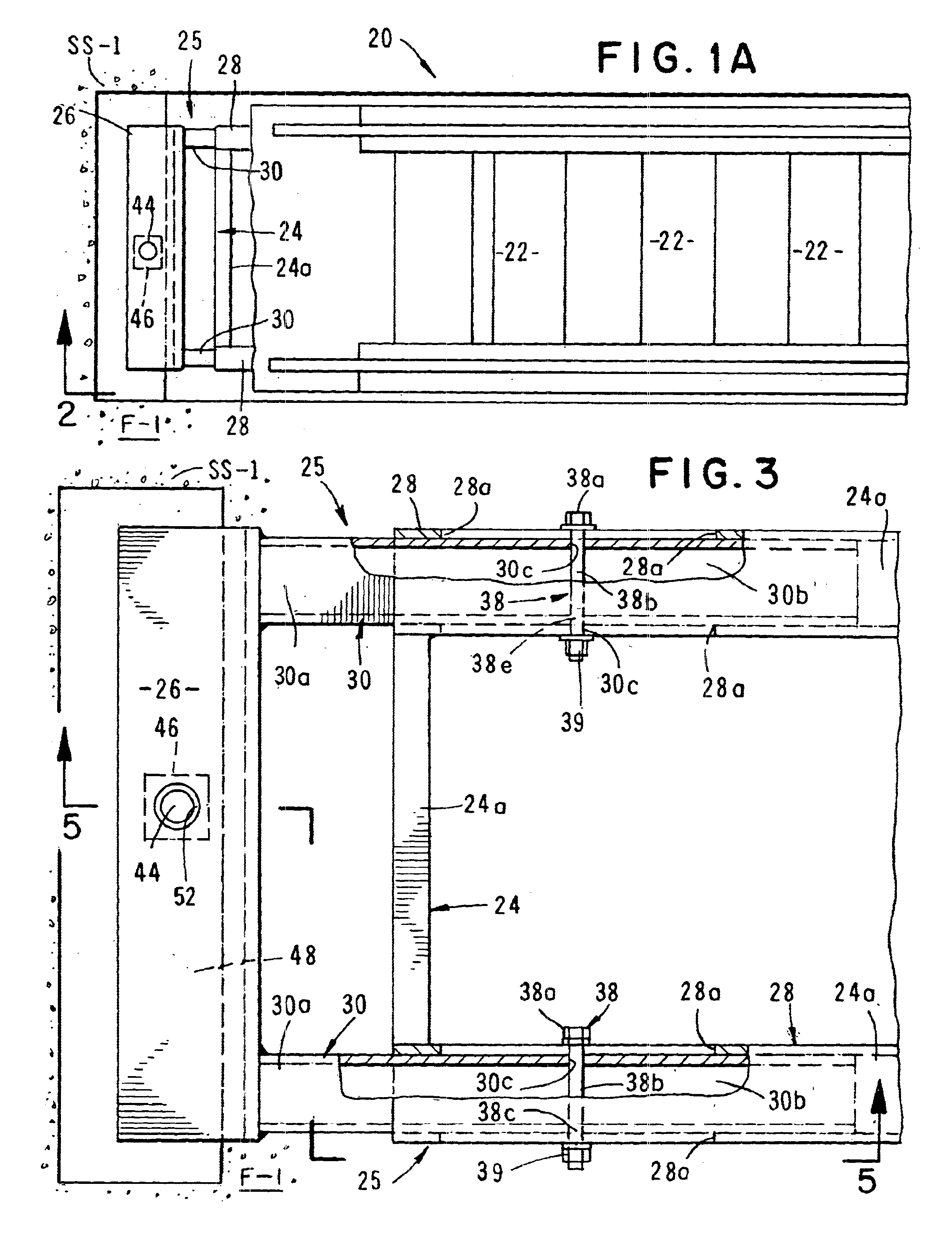 Telescoping escalator seismic restraint