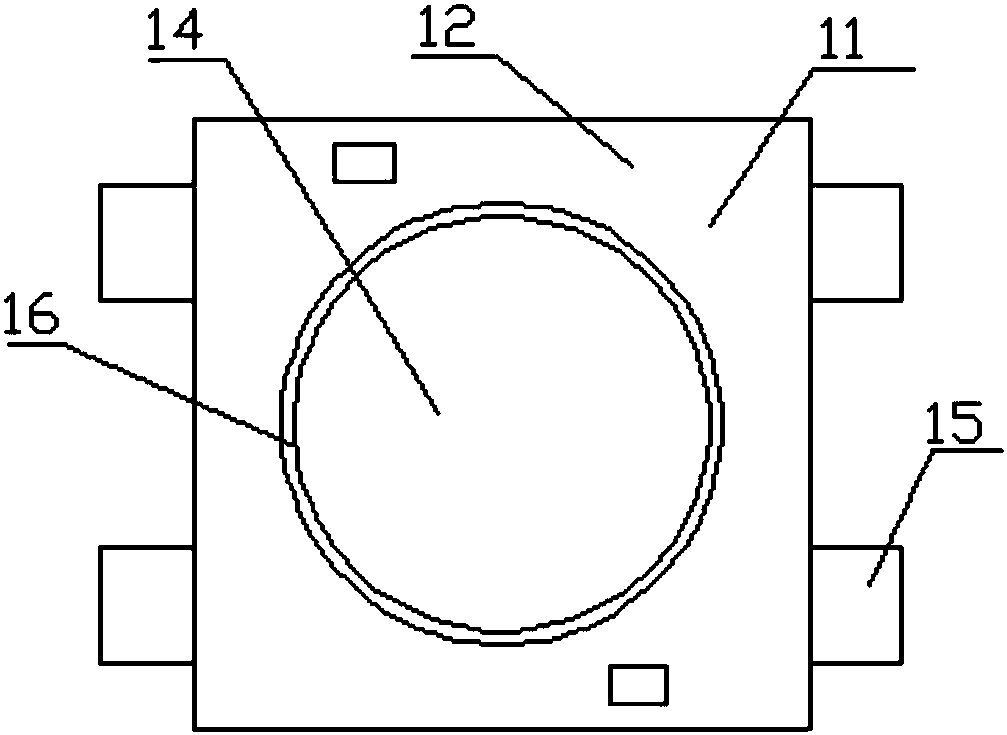 Mechanical washing device for electronic components