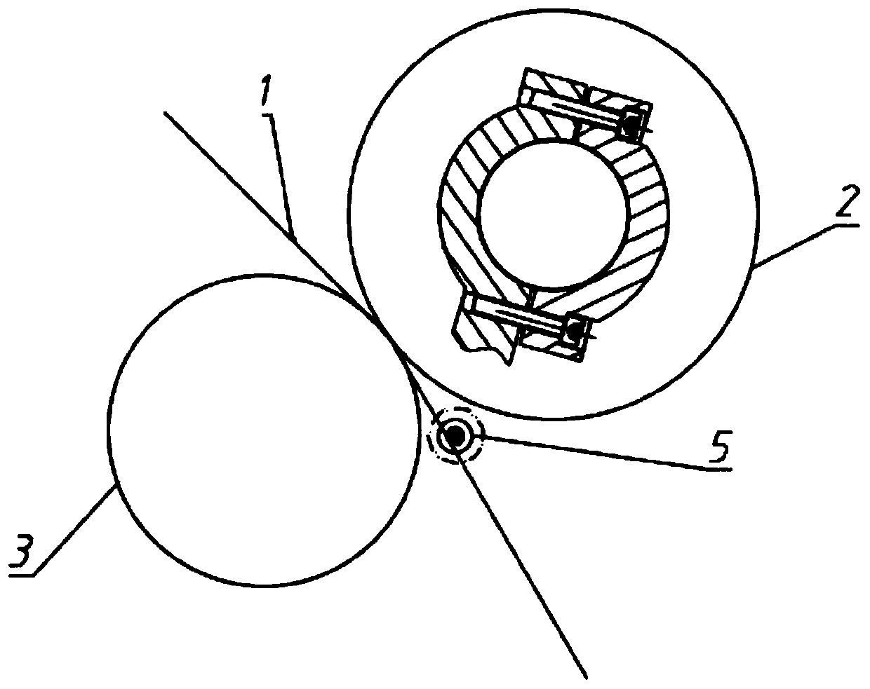 Siro spinning fiber removing device