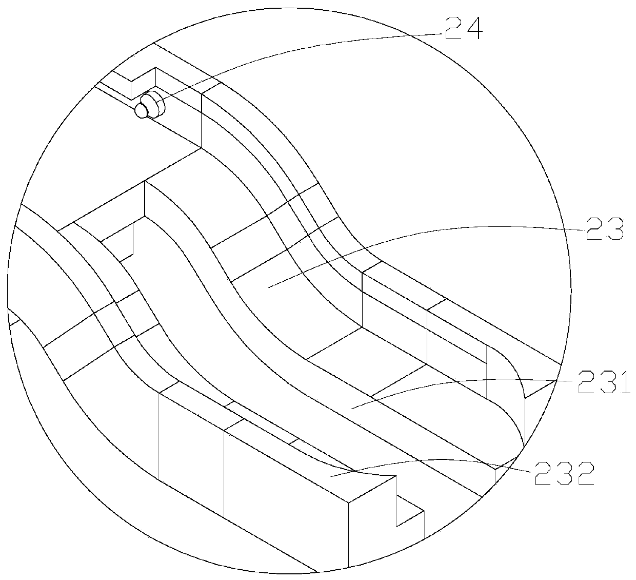 Automatic button finishing and feeding device for garment production