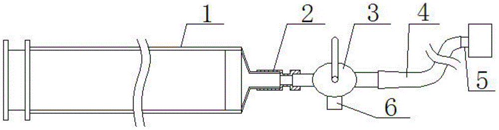 Fully sealed gas taking device for gas relay