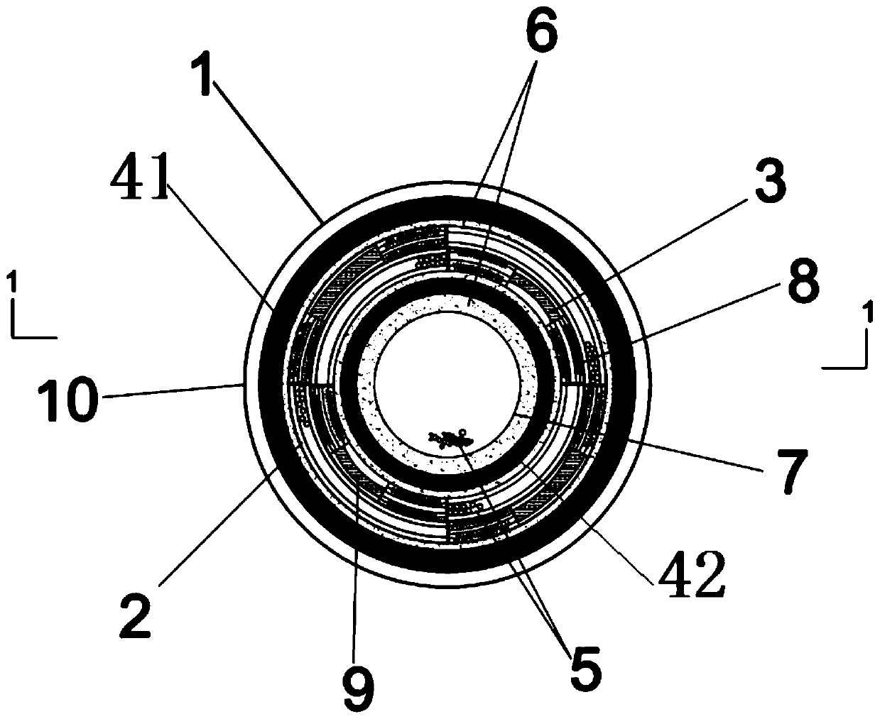 Nonlinear electromagnetic particle damper