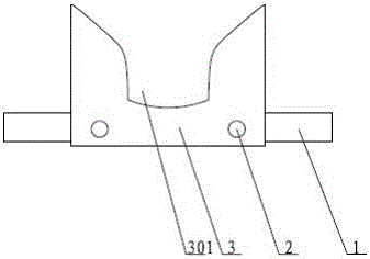 Thread guiding device