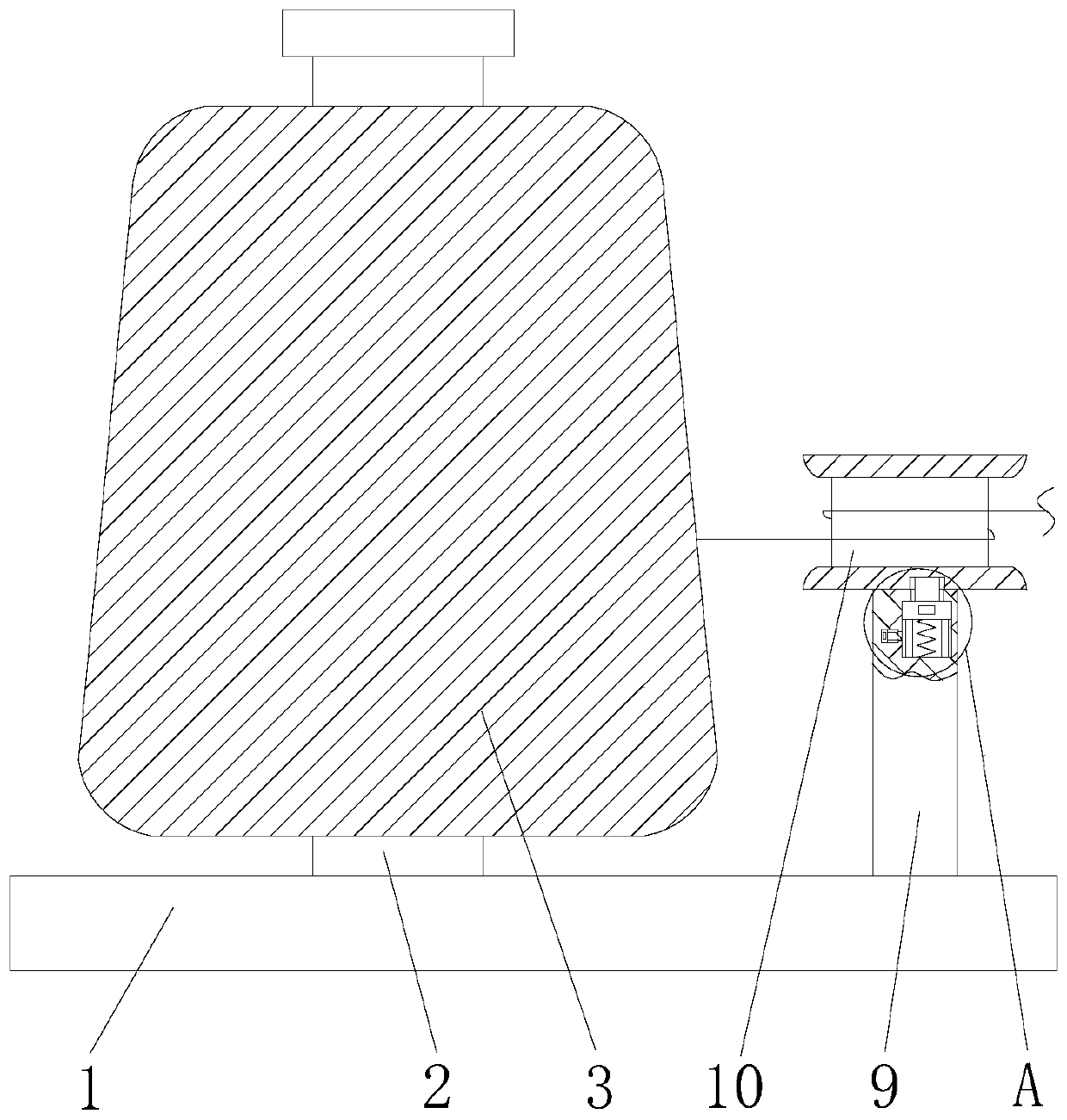 Flame-retardant hollow yarn for sowing garment