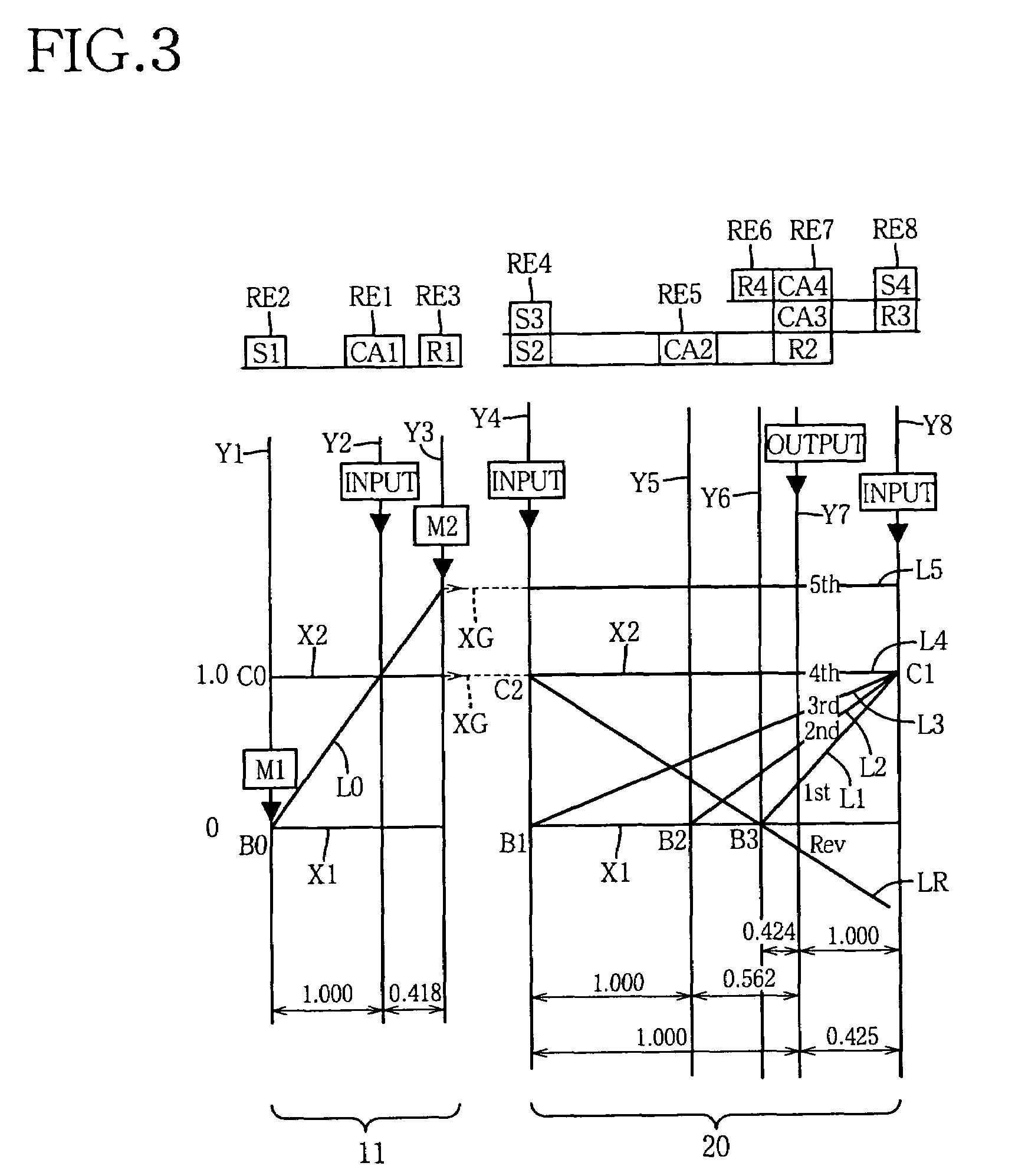 Control device for vehicular drive system