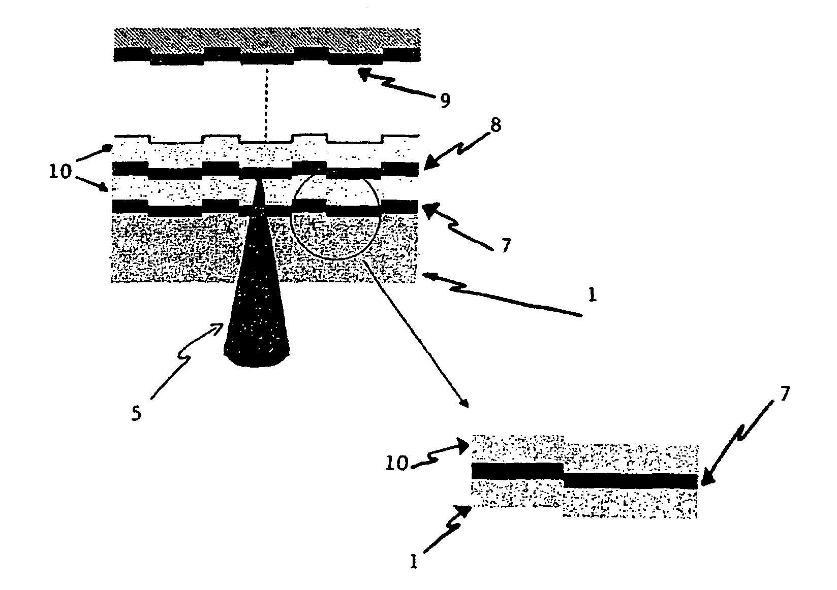 Process for manufacturing a recordable optical disk, optical disk and rewritable layer obtained by the process