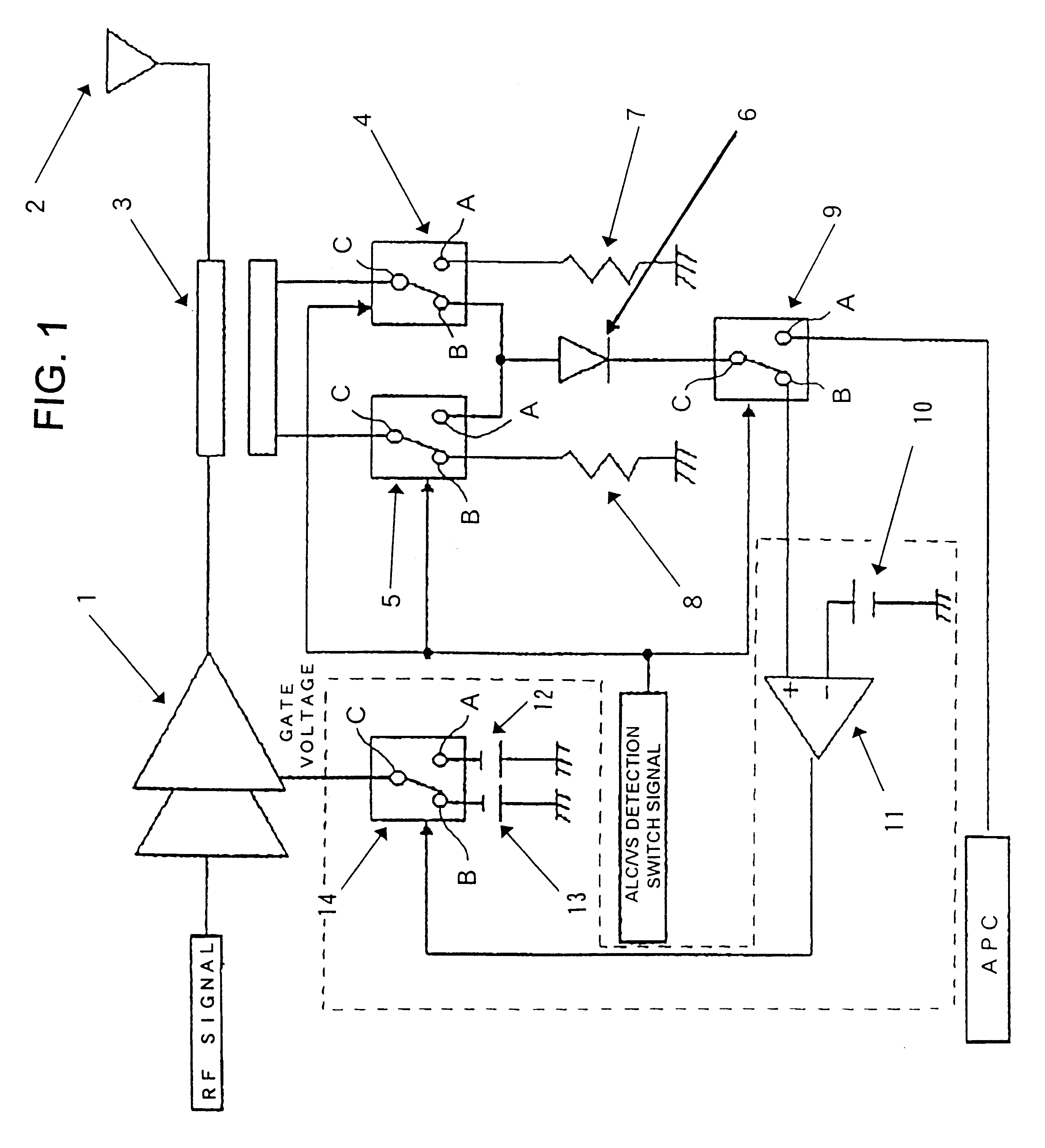 Radio frequency transmitting circuit