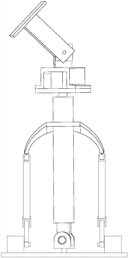 Multi-connecting-rod robot head and neck control mechanism