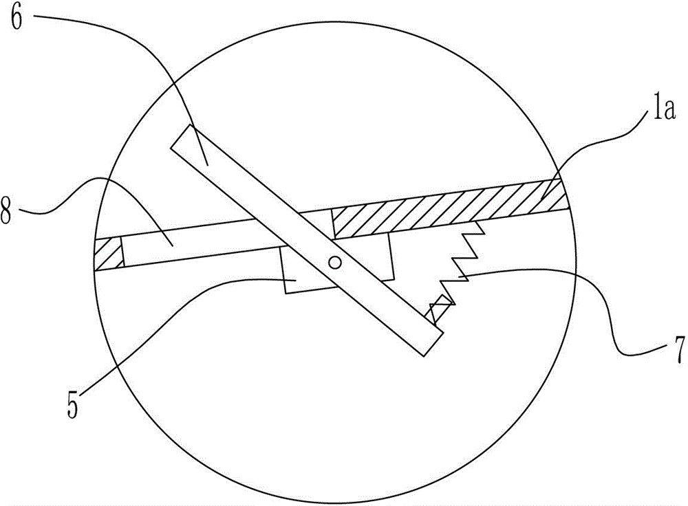 Steel ball receiving tank