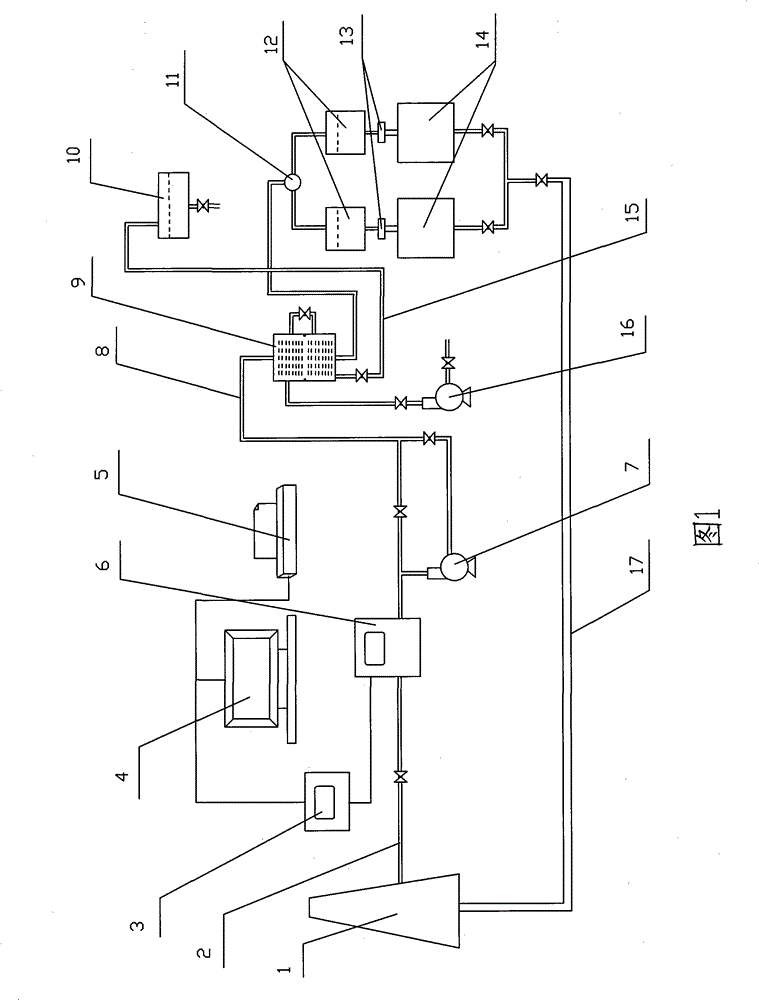 Coke oven alpha value on-line detecting system and coke oven heating system regulating method