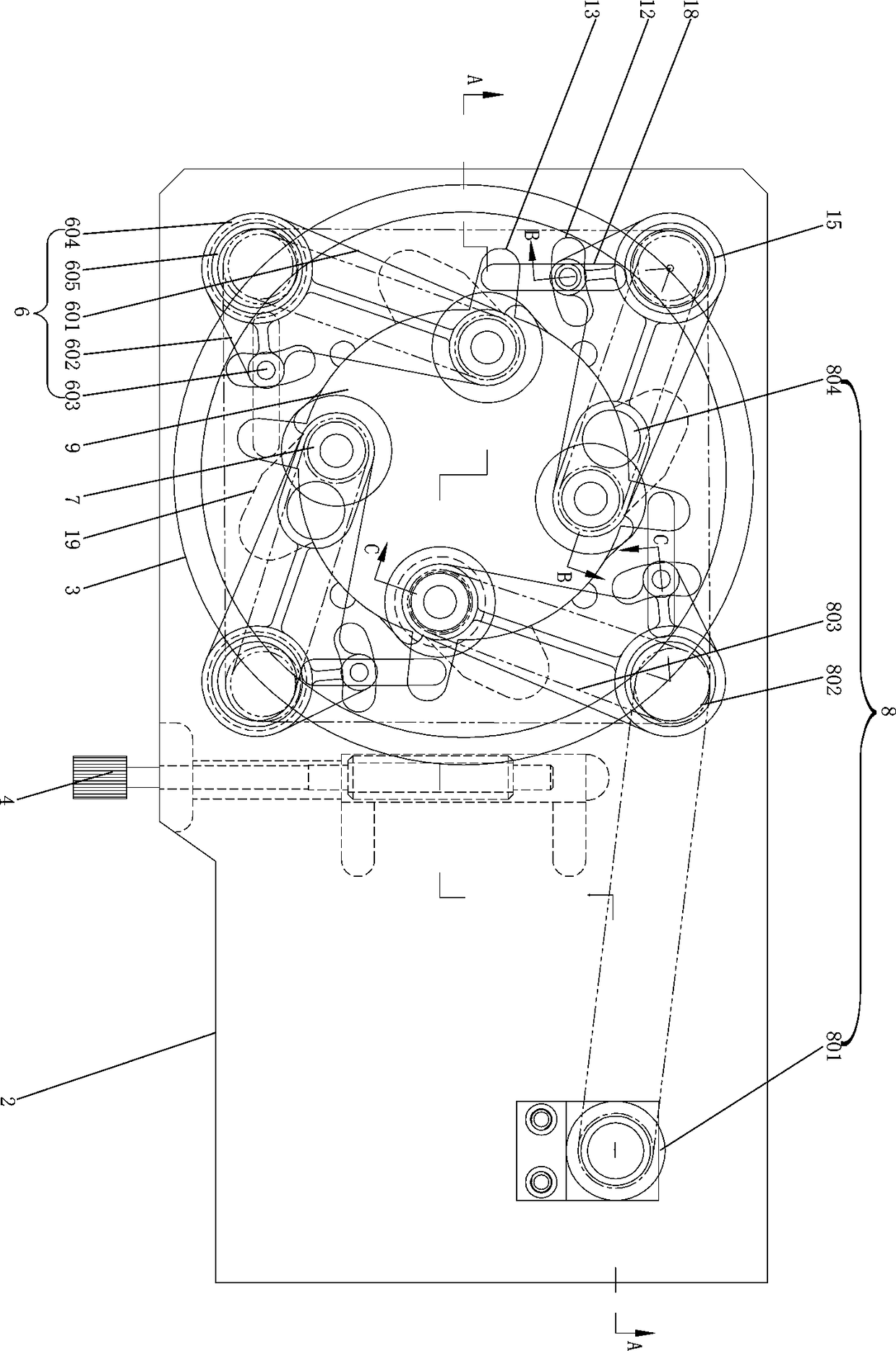 Cup feeding mechanism of cup printing machine