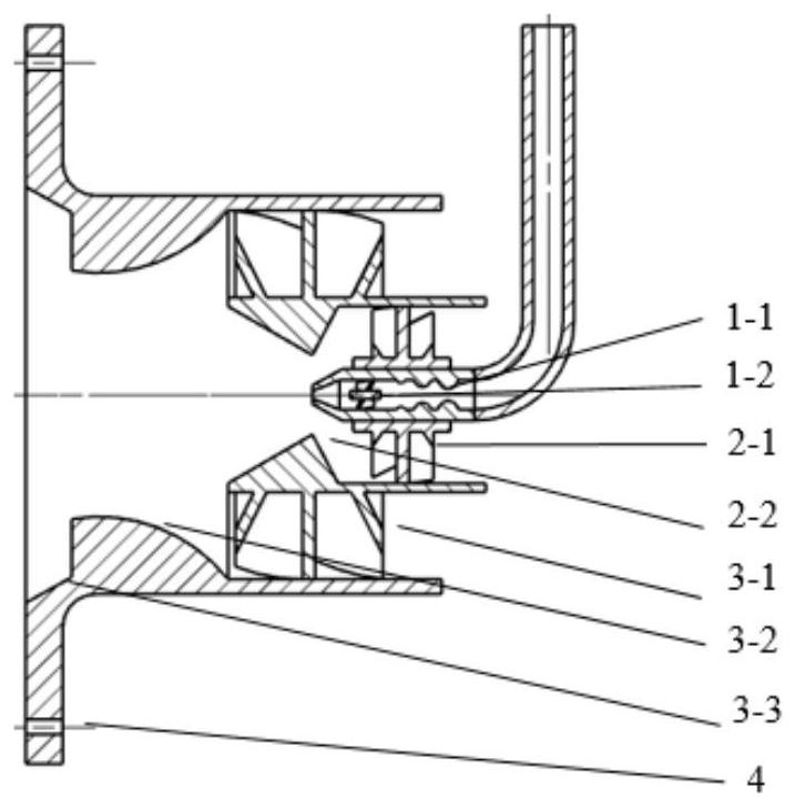 An anti-backfire fuel flash swirl integrated nozzle