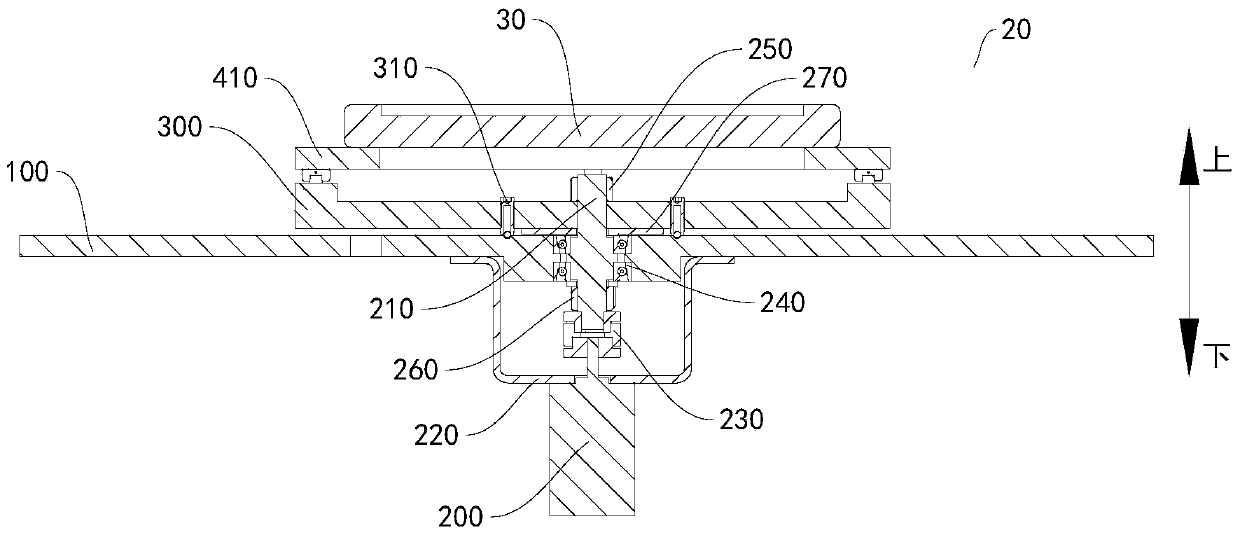 X-ray imaging device and its detector deflection mechanism