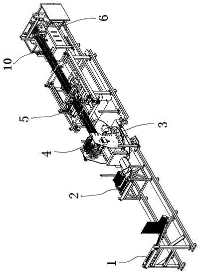 Welding forming device and welding method of breeding cage spacer nets