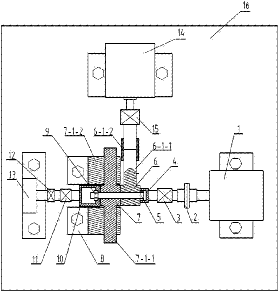 Device for testing anti-loosening performance of threaded connection interface