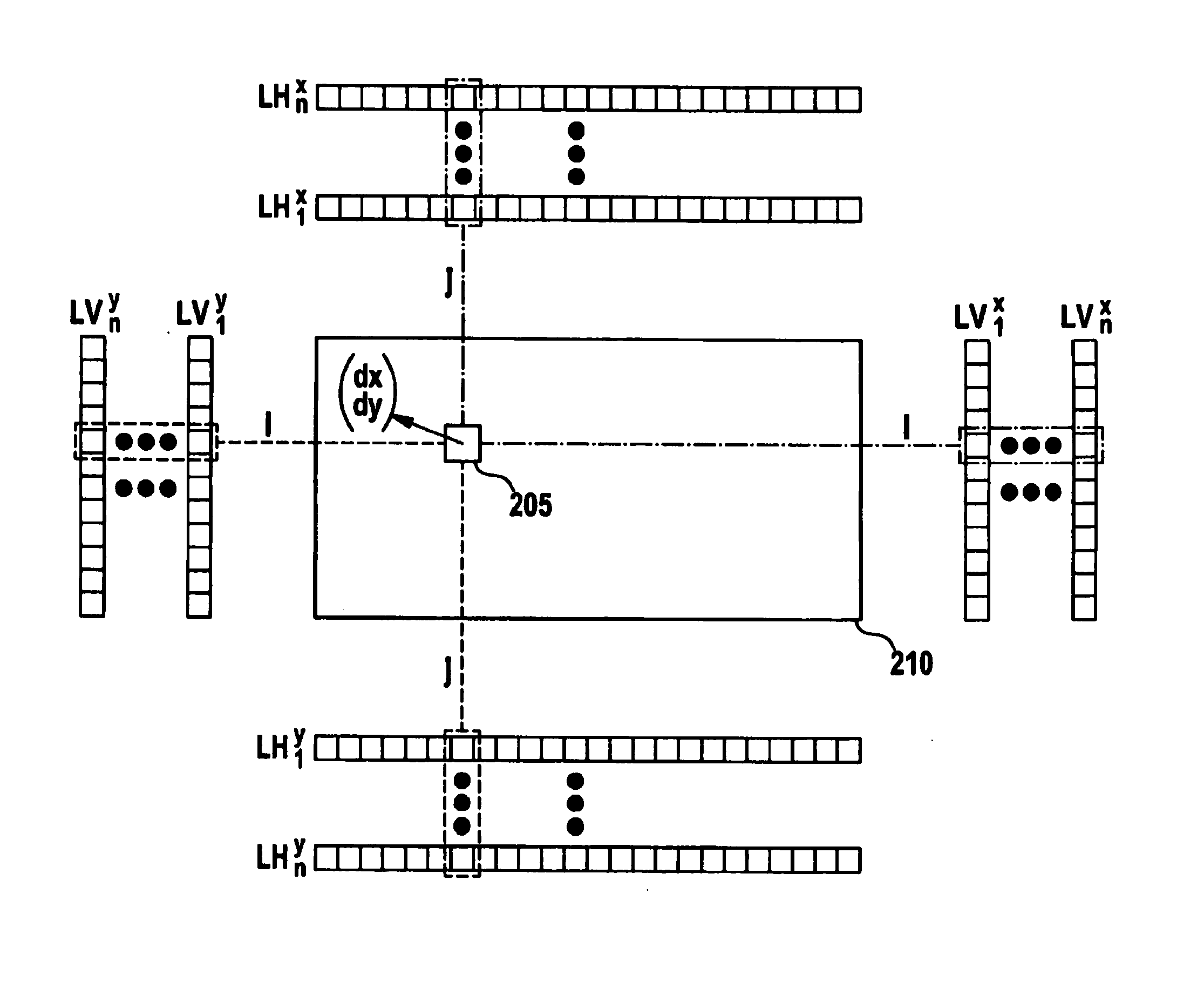 Method and device for determining values which are suitable for distortion correction of an image, and for distortion correction of an image