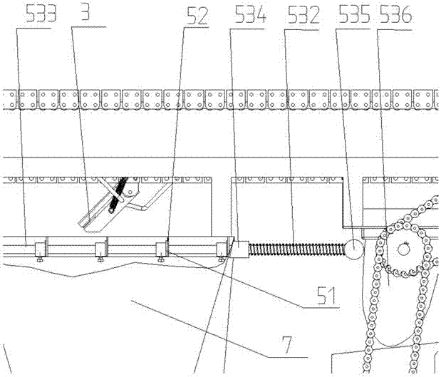 Air-suction type vegetable stem leaf removal device