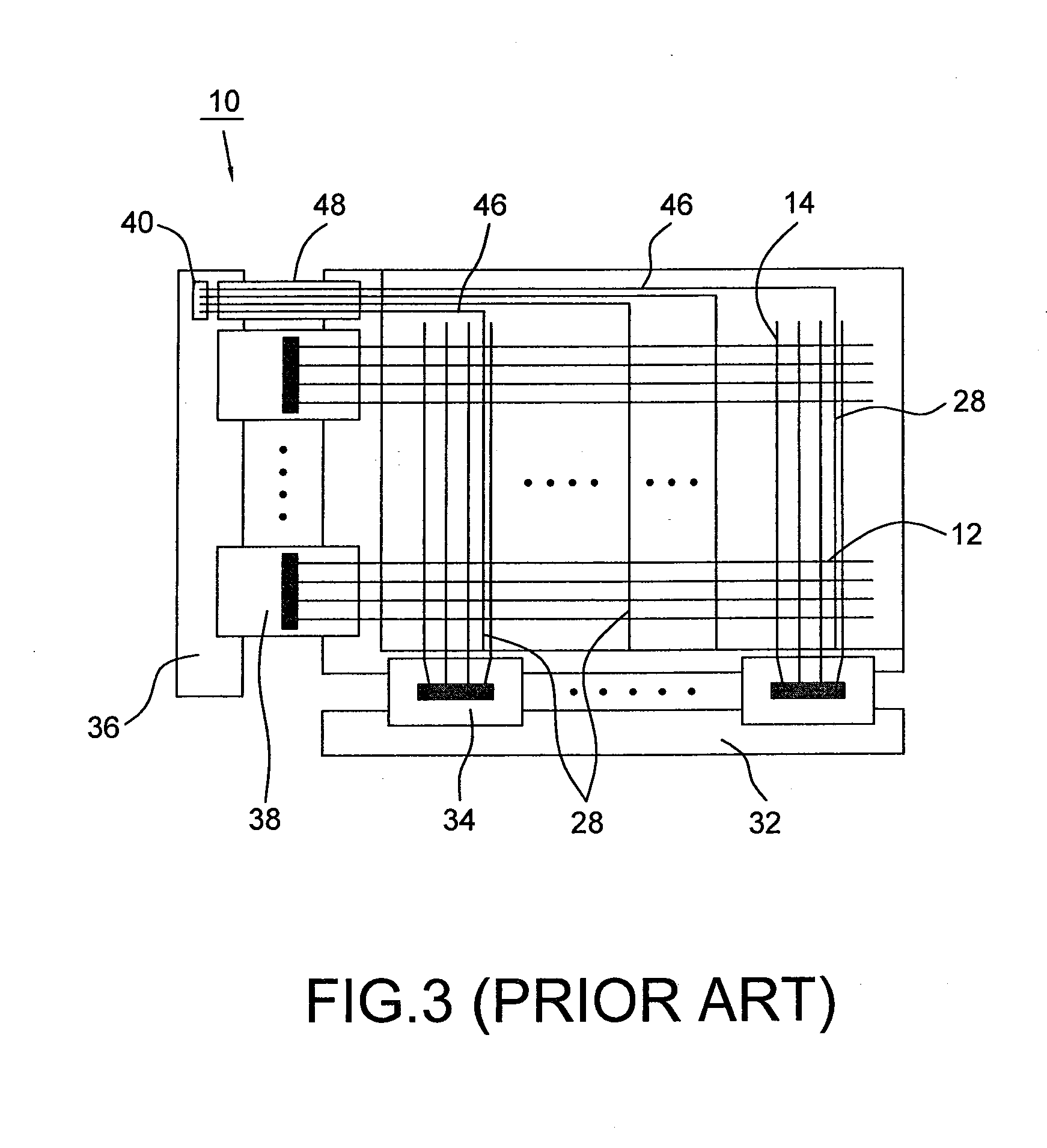 Liquid crystal display panel having a touch function