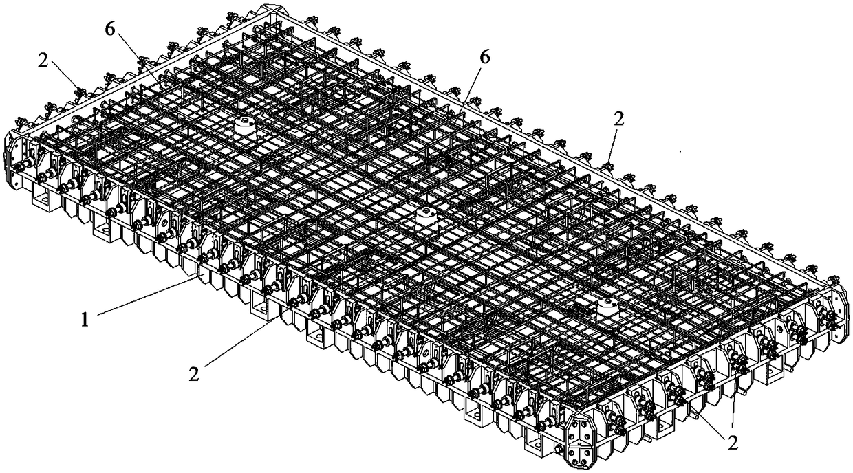 Production tooling equipment and method by pre-stretching track plate assembly method